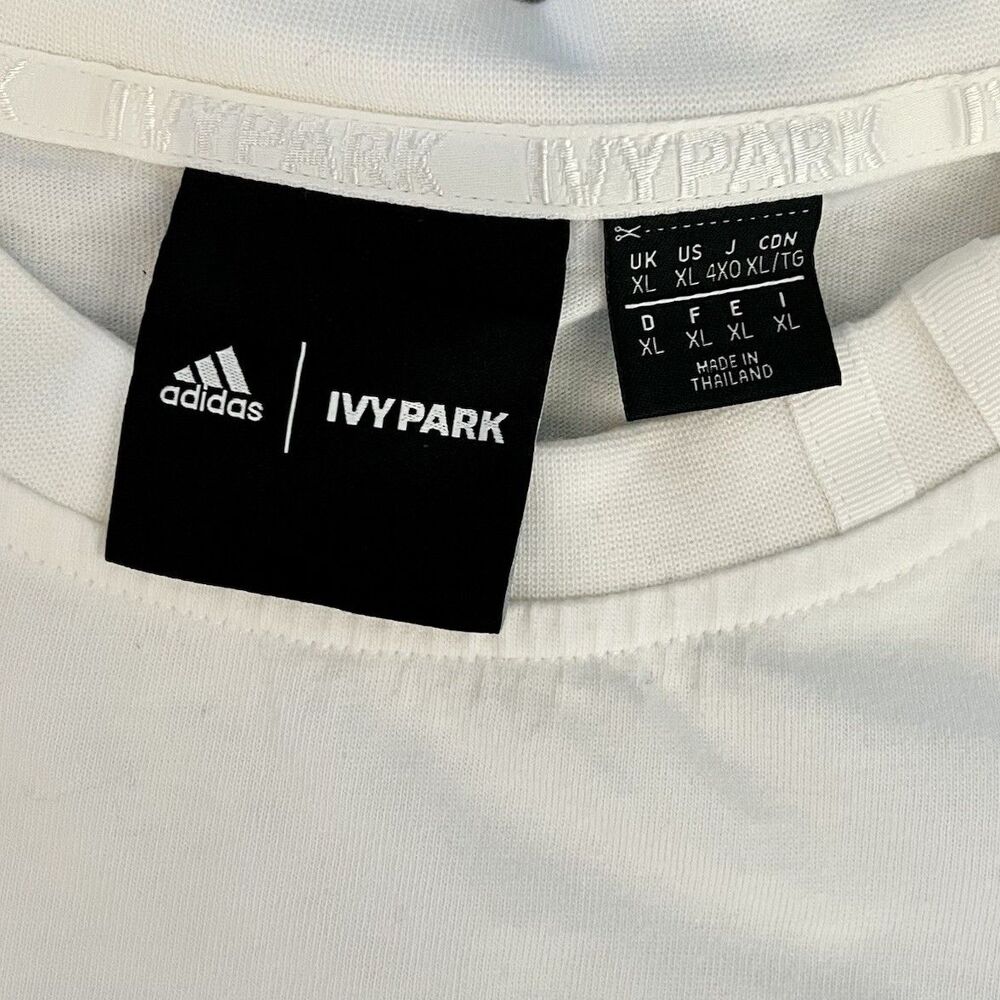 Adidas Ivy Park White w/Heart Unisex T Shirt Size XLarge Style Code HI1969 - Picture 6 of 6